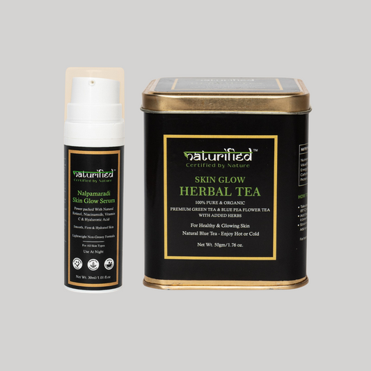 Skin Glow Serum Combo - Serum+Tea