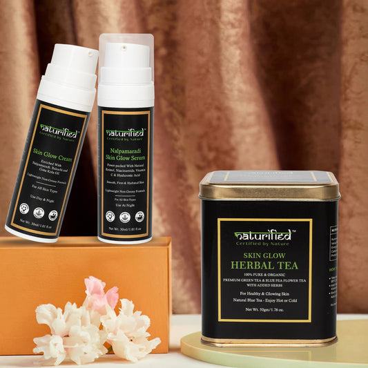 Skin Glow Combo - Normal to Dry Skin - Tea+Cream+Serum